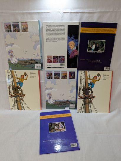 Lot de 7 bandes dessinées dont les Chemins...