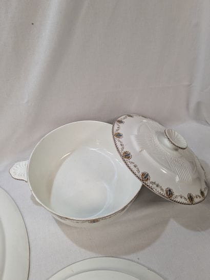 CLAIREFONTAINE. CADIX-style serving set in...