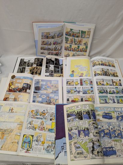 Lot de 7 bandes dessinées Le flacon bleu,...