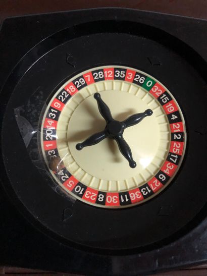 A game set including card games, a Mikado...