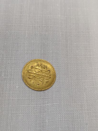 TURKEY Gold coin. Weight: 0.44 g (worn)