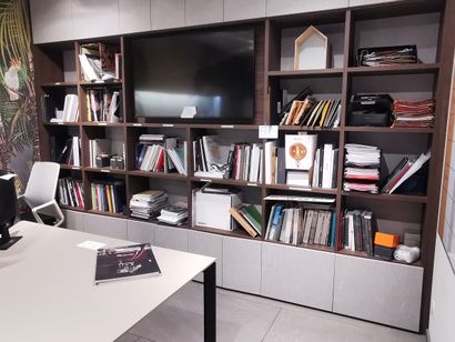 Meuble bibliothèque salon