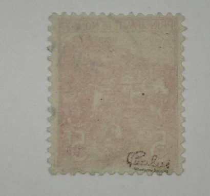 Monaco: N° 33 cancelled 5F + 5F pink on greenish...