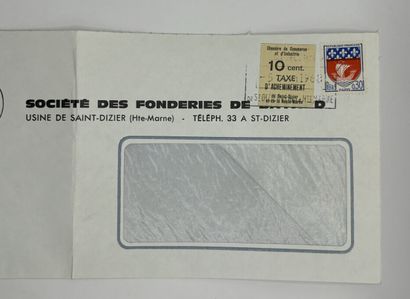 France: Strike Stamp N°8 Chamber of Commerce...