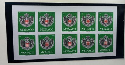 Monaco - Booklet 14b - 10 stamps of 2502b...