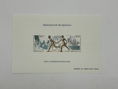 Monaco - Special block N°15**-Barcelona Olympic...