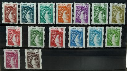 France: Sabine: Various values - Without...