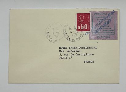 France: Strike Stamp N°12 on cover - Family...