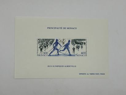 Monaco - Special blocks N°16 **- Albertville...