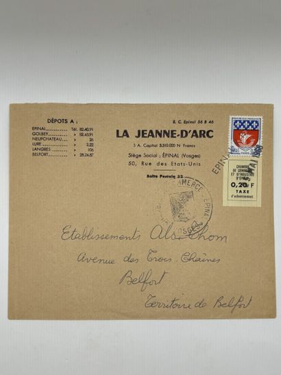 France: Strike Stamps - Epinal - N°4** on...