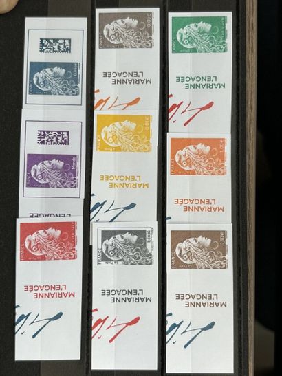 France: Marianne L'Engagée: imperforated**...
