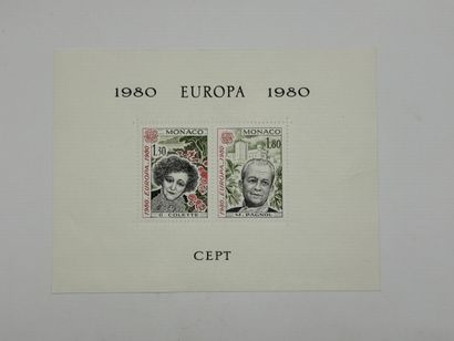Monaco - Special block N°13 **- Europa 1980...