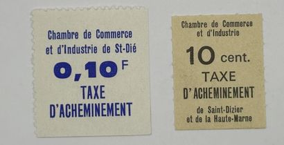 France: Strike Stamps - Saint-Dié - N°7 and...