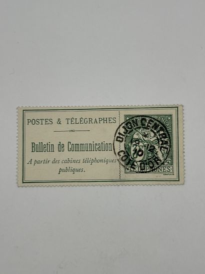 France: Telephone: N°30 Obliterated - 3Fr...