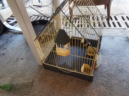 Lot de 2 cages à oiseaux