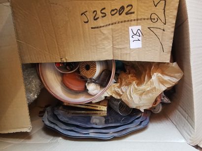 1 lot d'assiettes vases et bibelots asiatiques,...