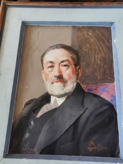 Lot de 10 toiles et dessins encadrés