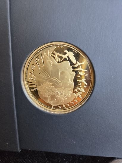 999/1000 gold coin of 1000€, year 2017 