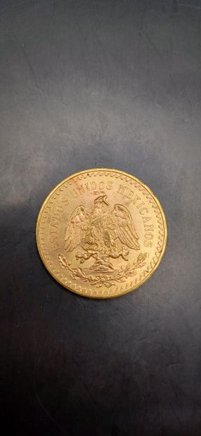 Pièce or de 50 Pesos Mexicains
Poids 41,69g
LES...
