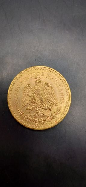 Pièce or de 50 Pesos Mexicains
Poids 41,65g
LES...
