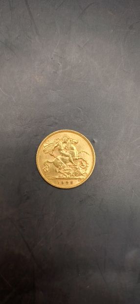 Half sovereign gold coin, year 1925
weight...