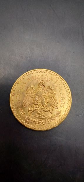 Pièce or de 50 Pesos Mexicains
Poids 41,70g
LES...