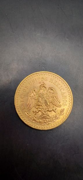 Pièce or de 50 Pesos Mexicains
Poids 41,66g
LES...