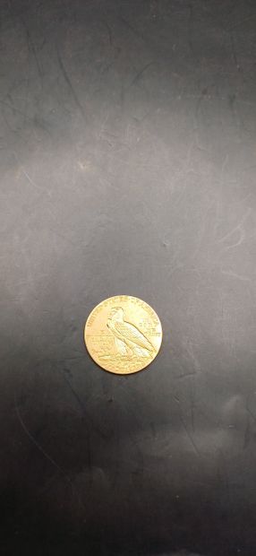 Two and a half Dollars gold coin, year 1913
weight...
