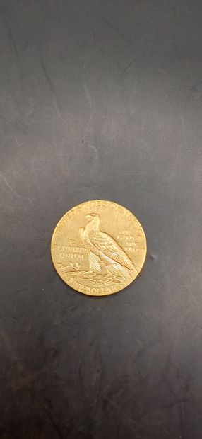 5 Dollars gold coin, year 1909
weight 8.36g
GOLD...