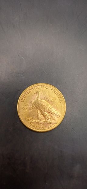 Pièce or de 10 Dollars, année 1912
Poids...