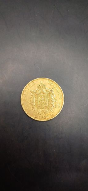 Pièce de 50 Francs or, année 1859
Poids 16,06g
LES...