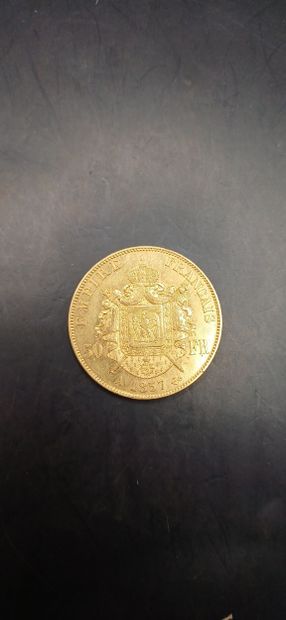 Pièce de 50 Francs or, année 1857
Poids 16,10g
LES...
