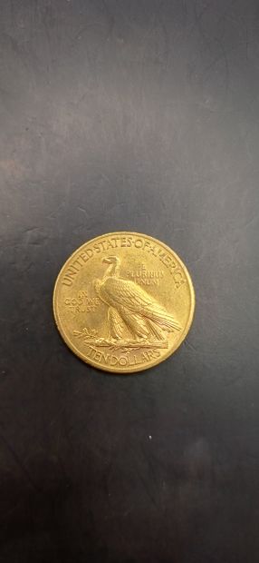 Pièce or de 10 Dollars, année 1915
Poids...