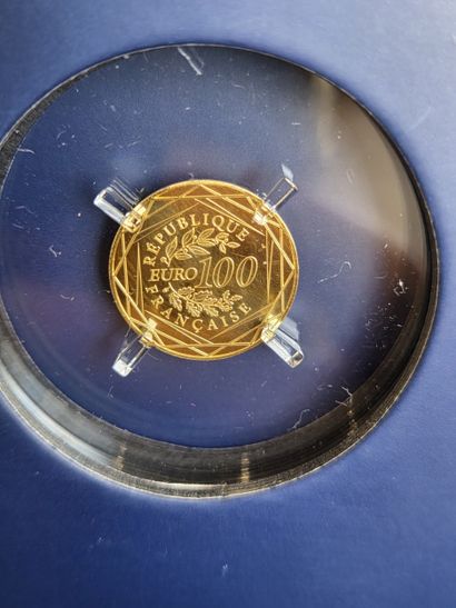 100 euro coin in 999/1000 gold, year 2016,...