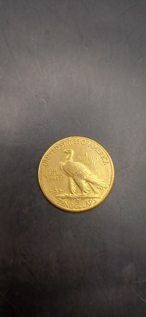 Pièce or de 10 Dollars, année 1910
Poids...