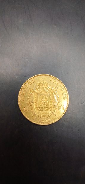 Pièce de 50 Francs or, année 1859
Poids 16,12g
LES...