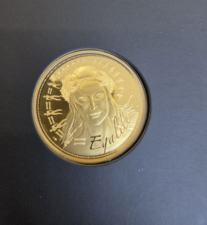 999/1000 gold coin of 1000€, year 2017 