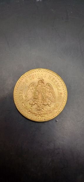 Pièce or de 50 Pesos Mexicains
Poids 41,64g
LES...