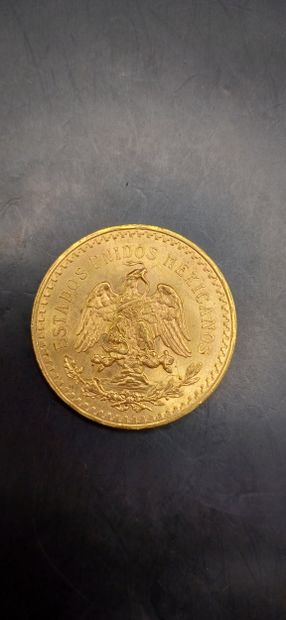 Pièce or de 50 Pesos Mexicains
Poids 41,63g
LES...