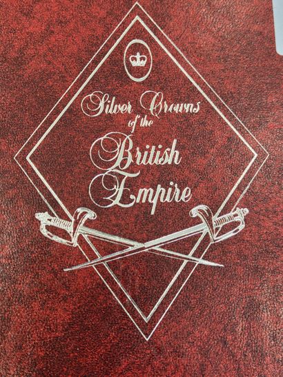 Collection binder 
SILVER CROWNS OF THE BRITISH...