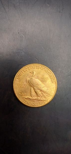 Pièce or de 10 Dollars, année 1912
Poids...