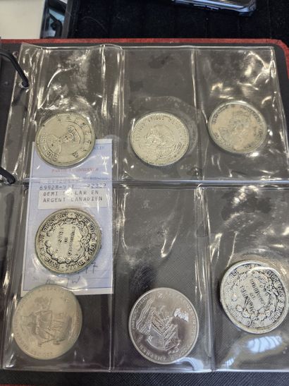 Collection binder 
SILVER CROWNS OF THE BRITISH...