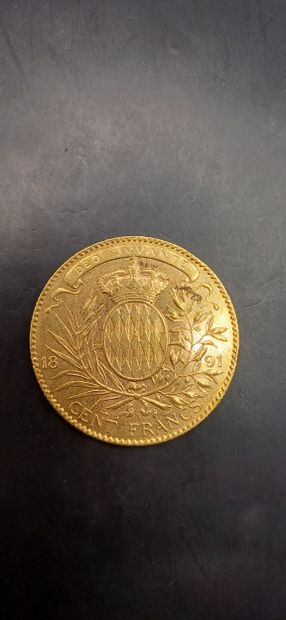 MONACO
Pièce de 100 Francs or, année 1891
Poids...