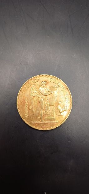 Pièce de 100 Francs or, année 1906
Poids...