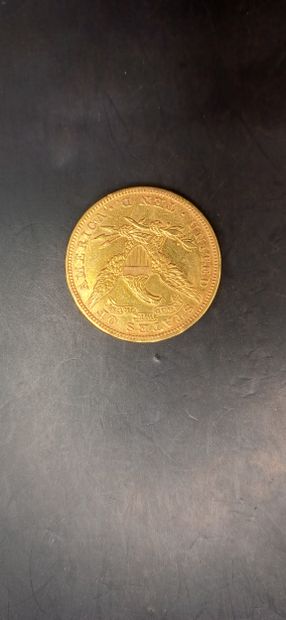 Pièce or de 10 Dollars, année 1899
Poids...