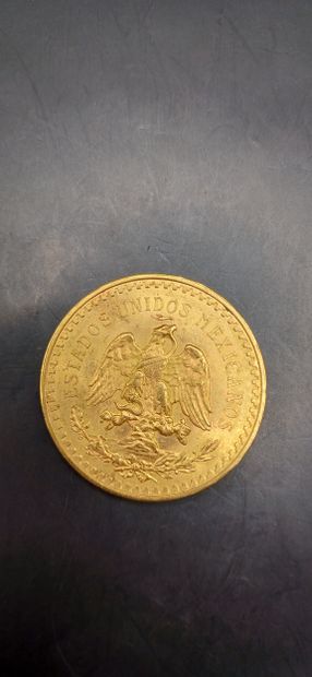 Pièce or de 50 Pesos Mexicains
Poids 41,70g
LES...