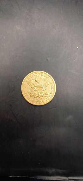 5 Dollars gold coin, year 1901
Weight 8.32g
GOLD...