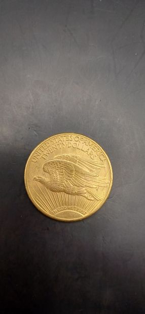 Pièce or de 20 Dollars, année 1924
Poids...