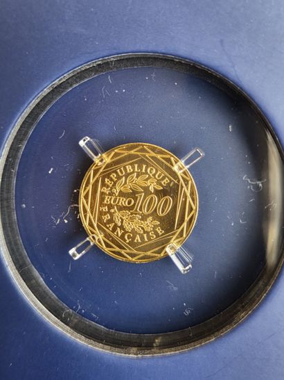 100 euro coin in 999/1000 gold, year 2016,...