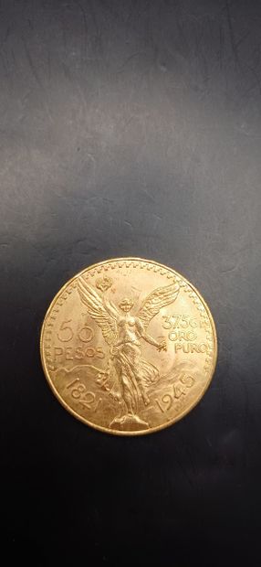 Pièce or de 50 Pesos Mexicains
Poids 41,70g
LES...